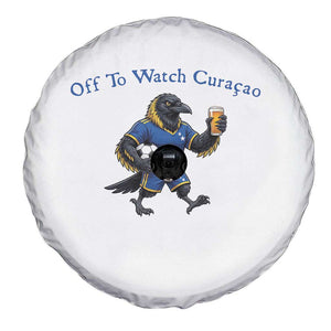 Funny Curacao Bird Soccer Fan Gift Spare Tire Cover Off To Watch Curaçao