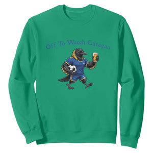 Funny Curacao Bird Soccer Fan Gift Sweatshirt Off To Watch Curaçao