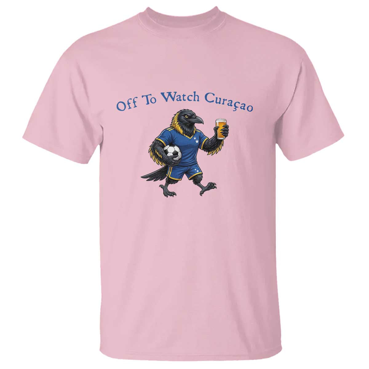 Funny Curacao Bird Soccer Fan Gift T Shirt Off To Watch Curaçao