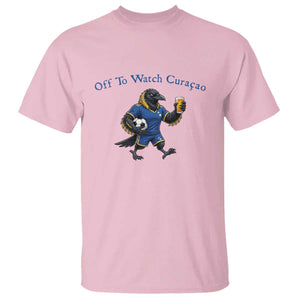 Funny Curacao Bird Soccer Fan Gift T Shirt Off To Watch Curaçao