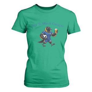 Funny Curacao Bird Soccer Fan Gift T Shirt For Women Off To Watch Curaçao