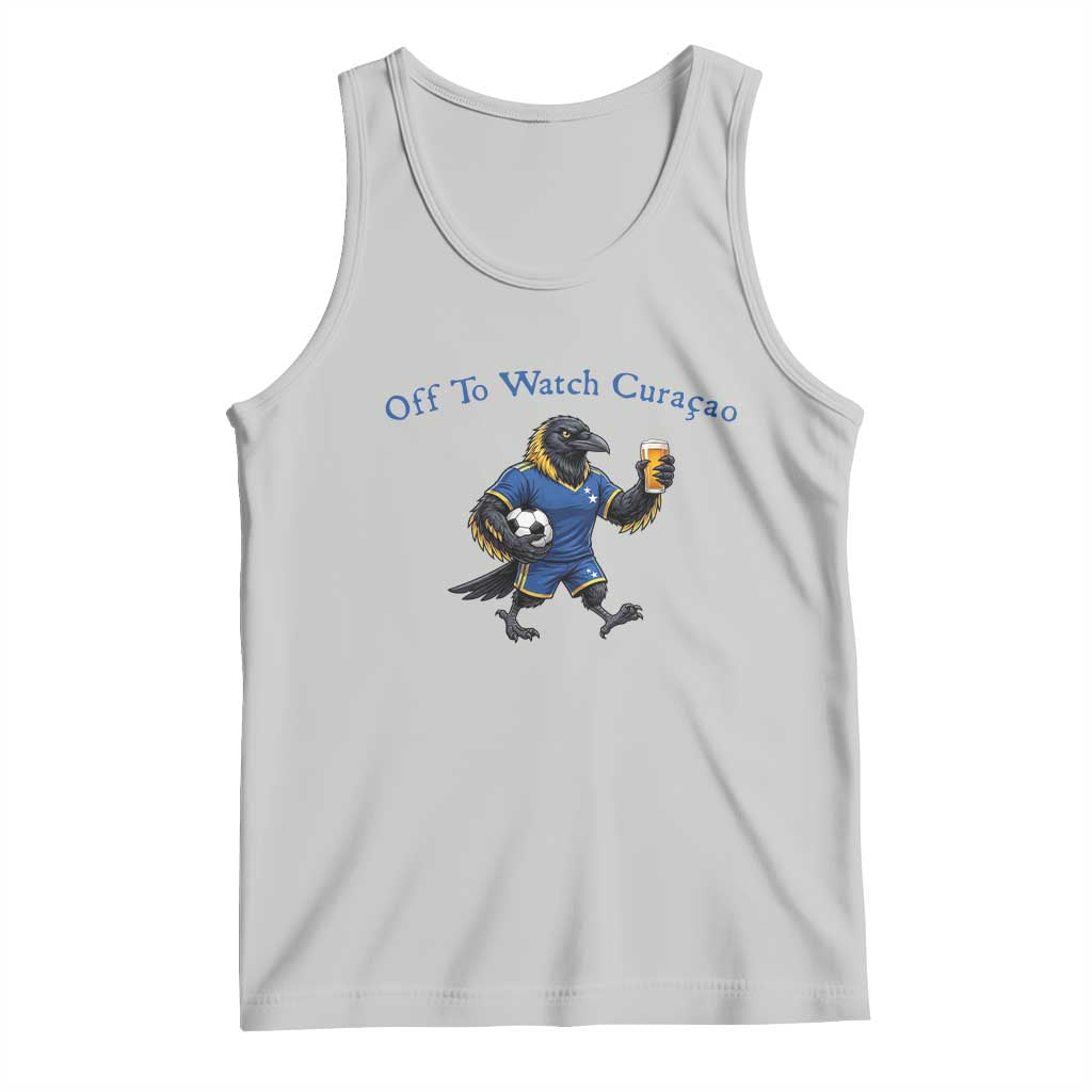 Funny Curacao Bird Soccer Fan Gift Tank Top Off To Watch Curaçao