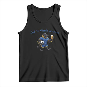 Funny Curacao Bird Soccer Fan Gift Tank Top Off To Watch Curaçao