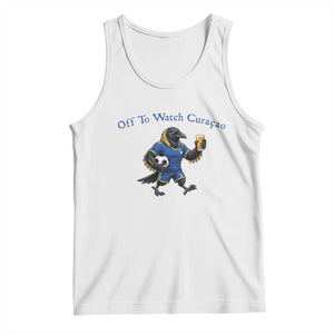 Funny Curacao Bird Soccer Fan Gift Tank Top Off To Watch Curaçao