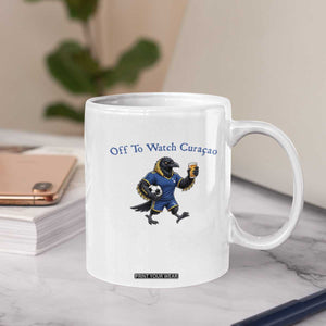 Funny Curacao Bird Soccer Fan Gift Coffee Mug Off To Watch Curaçao