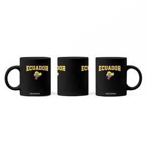 Proud Ecuadorian Map Coffee Mug Ecuador Roots Heritage Pride