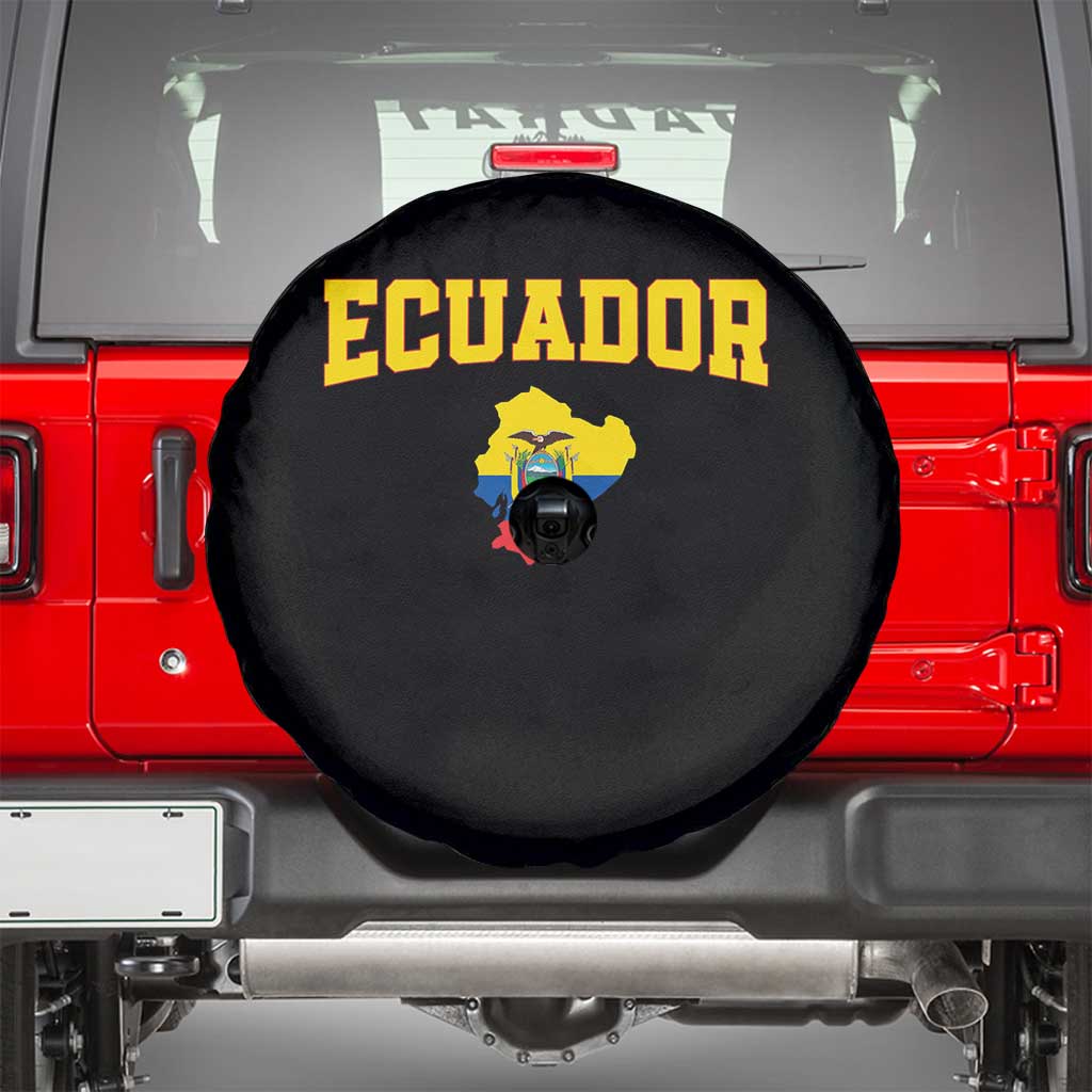 Proud Ecuadorian Map Spare Tire Cover Ecuador Roots Heritage Pride