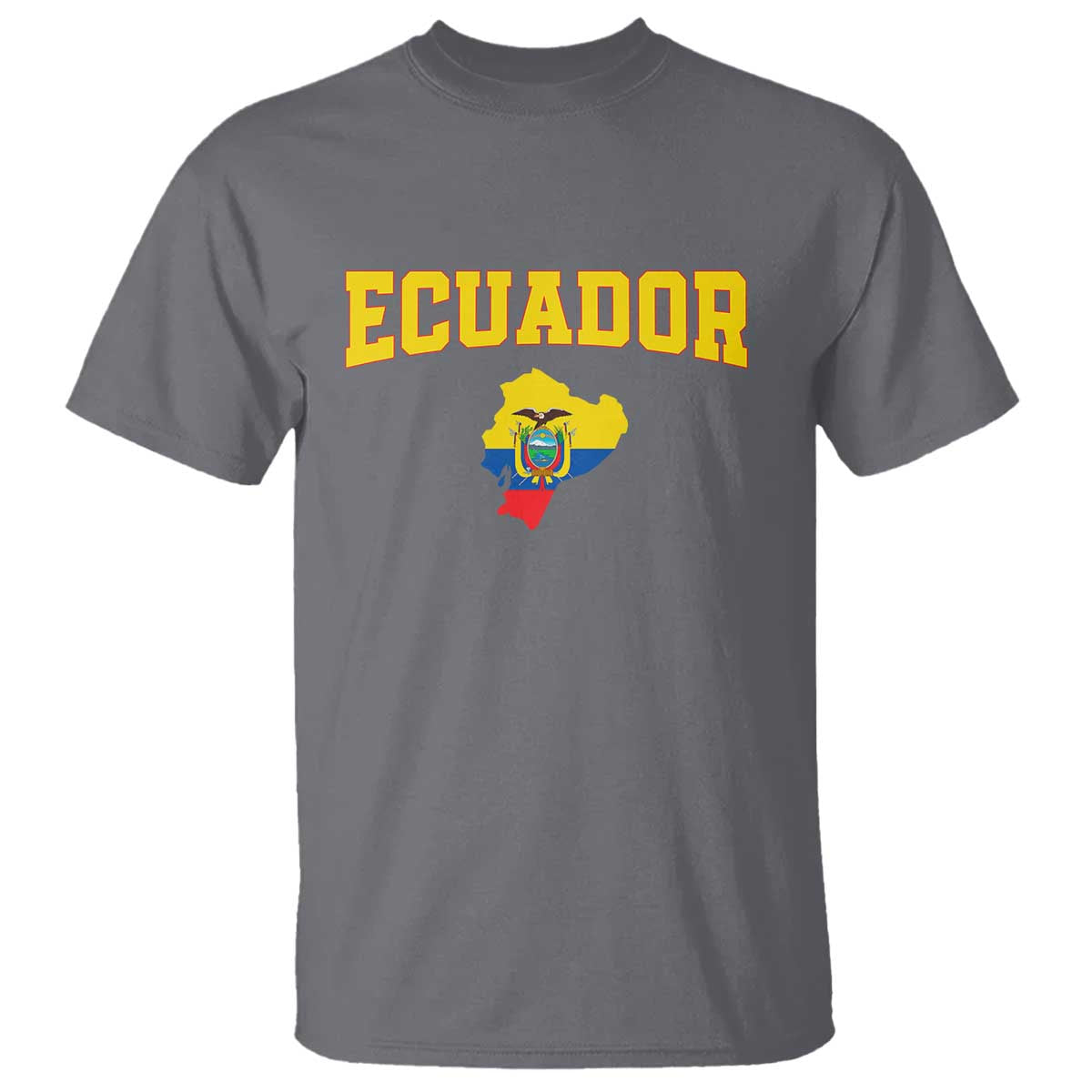 Proud Ecuadorian Map T Shirt Ecuador Roots Heritage Pride