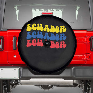 Retro Groovy Ecuador Spare Tire Cover Proud Ecuadorian Heritage