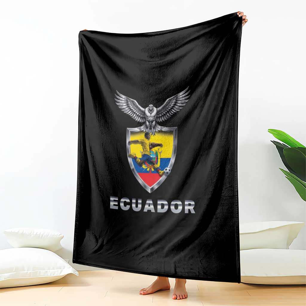Ecuador Soccer Lover Throw Blanket Proud Ecuadorian Game Day Gift