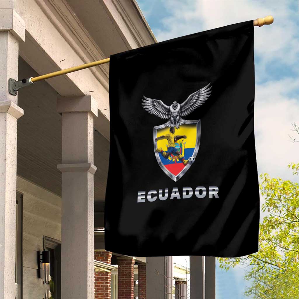 Ecuador Soccer Lover Garden Flag Proud Ecuadorian Game Day Gift