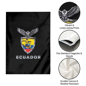 Ecuador Soccer Lover Garden Flag Proud Ecuadorian Game Day Gift