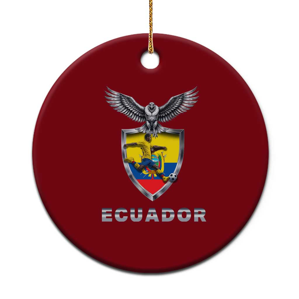 Ecuador Soccer Lover Ceramic Ornament Proud Ecuadorian Game Day Gift TS12 1pc Red Print Your Wear