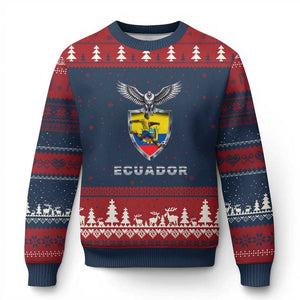Ecuador Soccer Lover Ugly Christmas Sweater Proud Ecuadorian Game Day Gift