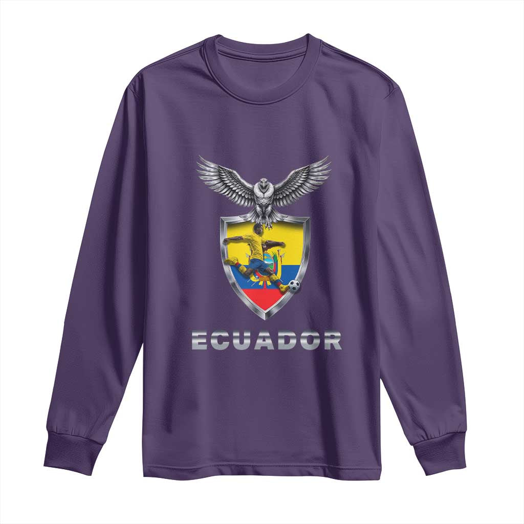 Ecuador Soccer Lover Long Sleeve Shirt Proud Ecuadorian Game Day Gift