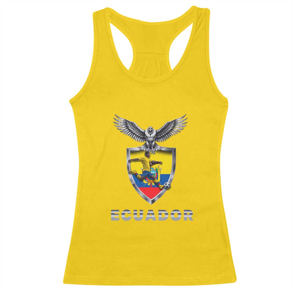 Ecuador Soccer Lover Racerback Tank Top Proud Ecuadorian Game Day Gift
