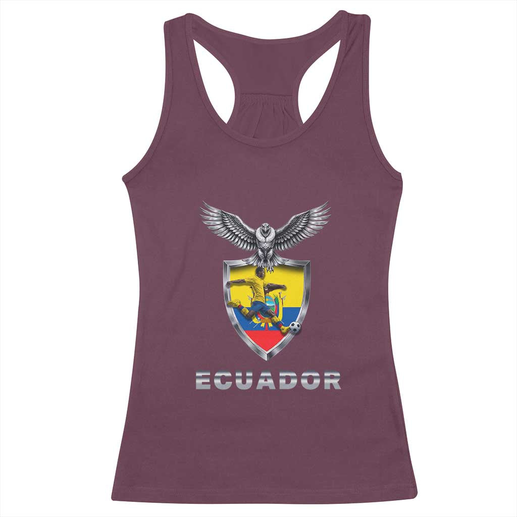 Ecuador Soccer Lover Racerback Tank Top Proud Ecuadorian Game Day Gift