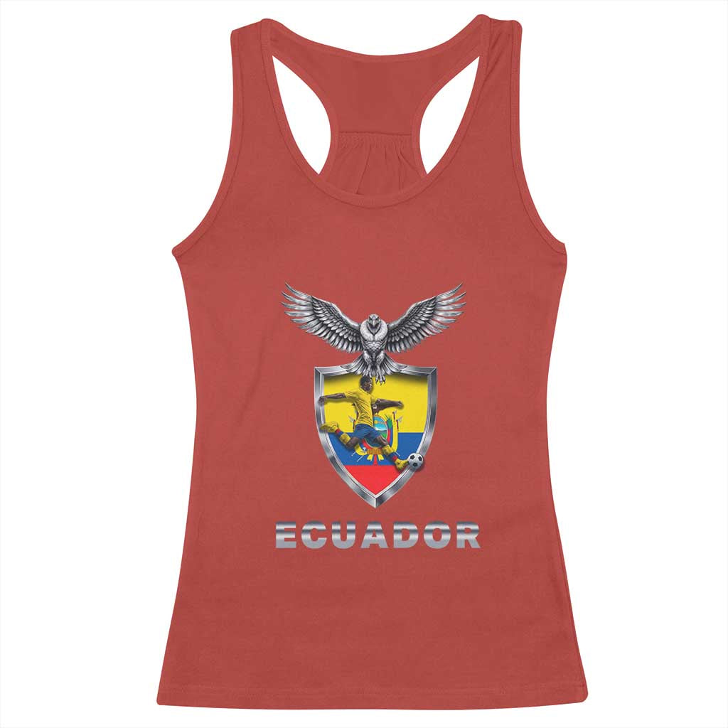 Ecuador Soccer Lover Racerback Tank Top Proud Ecuadorian Game Day Gift