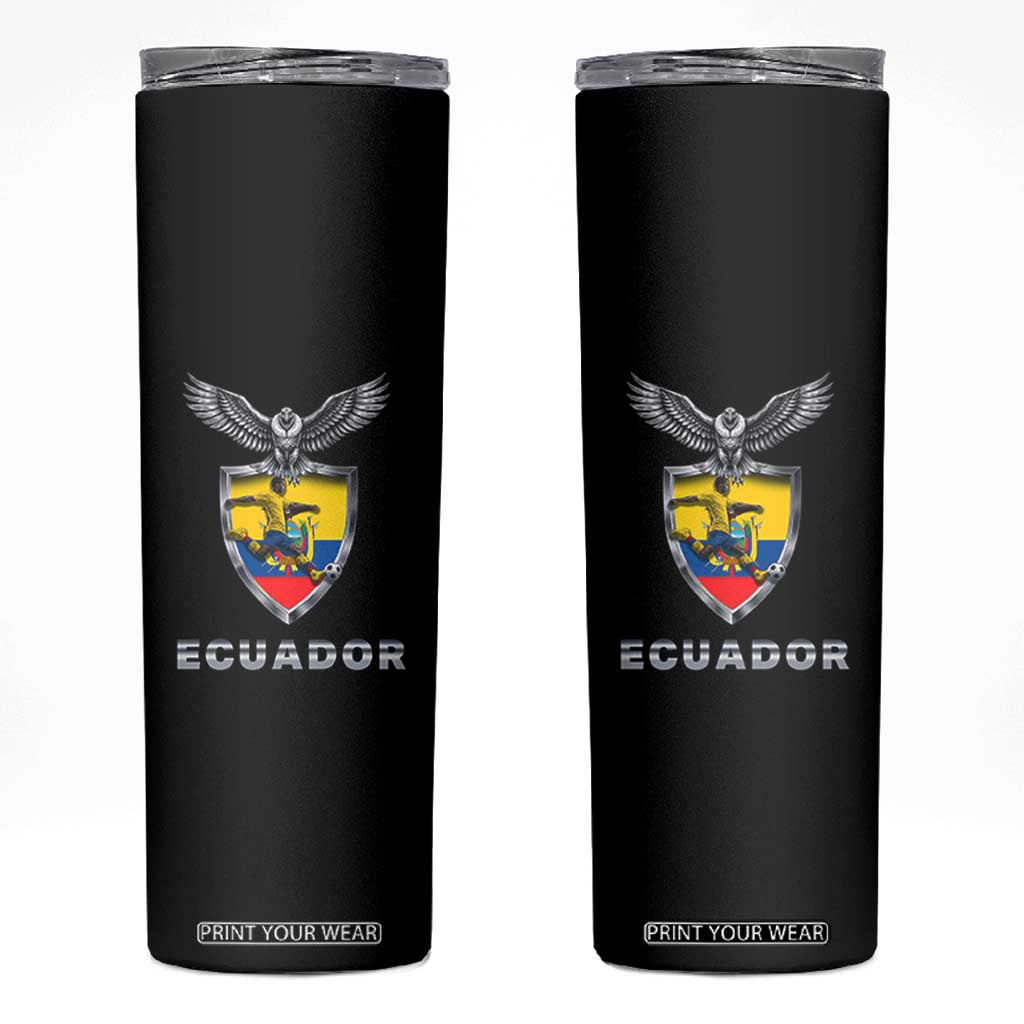 Ecuador Soccer Lover Skinny Tumbler Proud Ecuadorian Game Day Gift