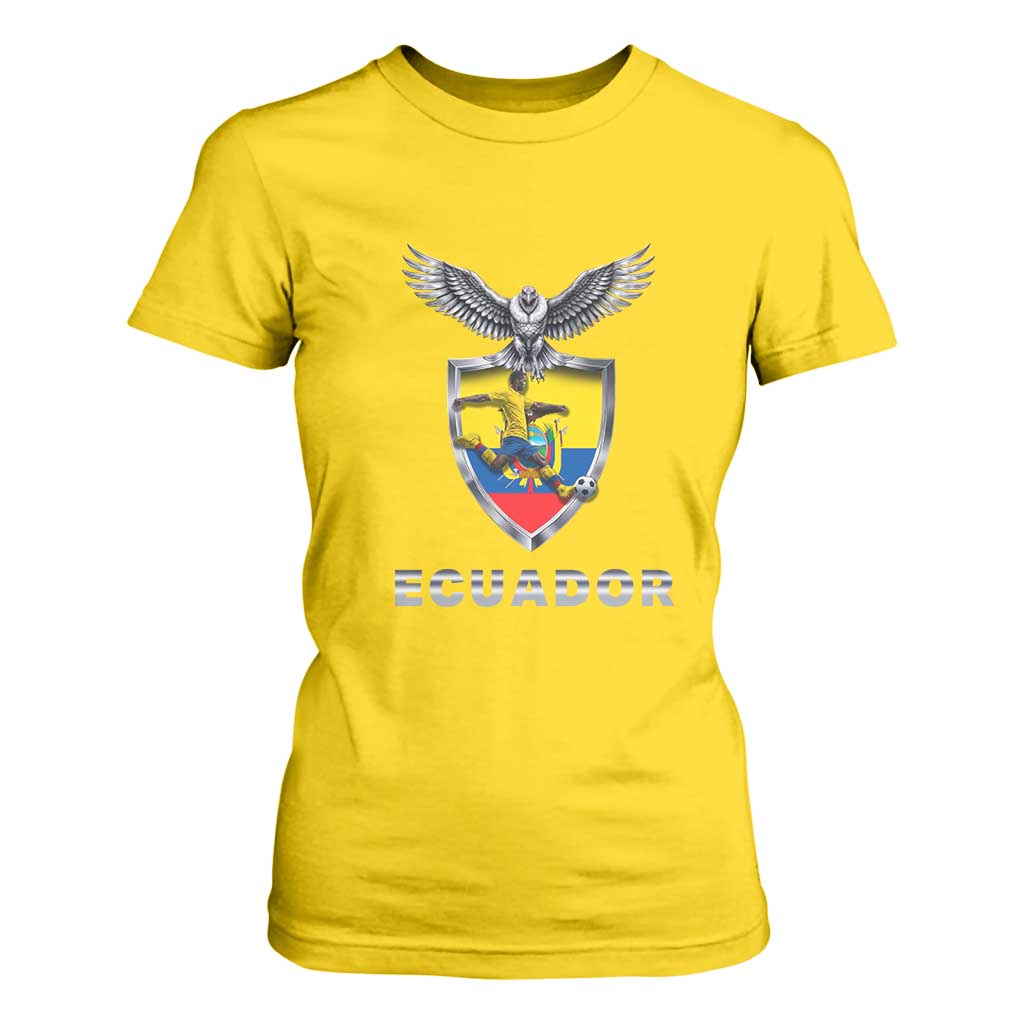 Ecuador Soccer Lover T Shirt For Women Proud Ecuadorian Game Day Gift