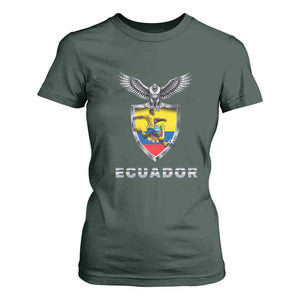 Ecuador Soccer Lover T Shirt For Women Proud Ecuadorian Game Day Gift
