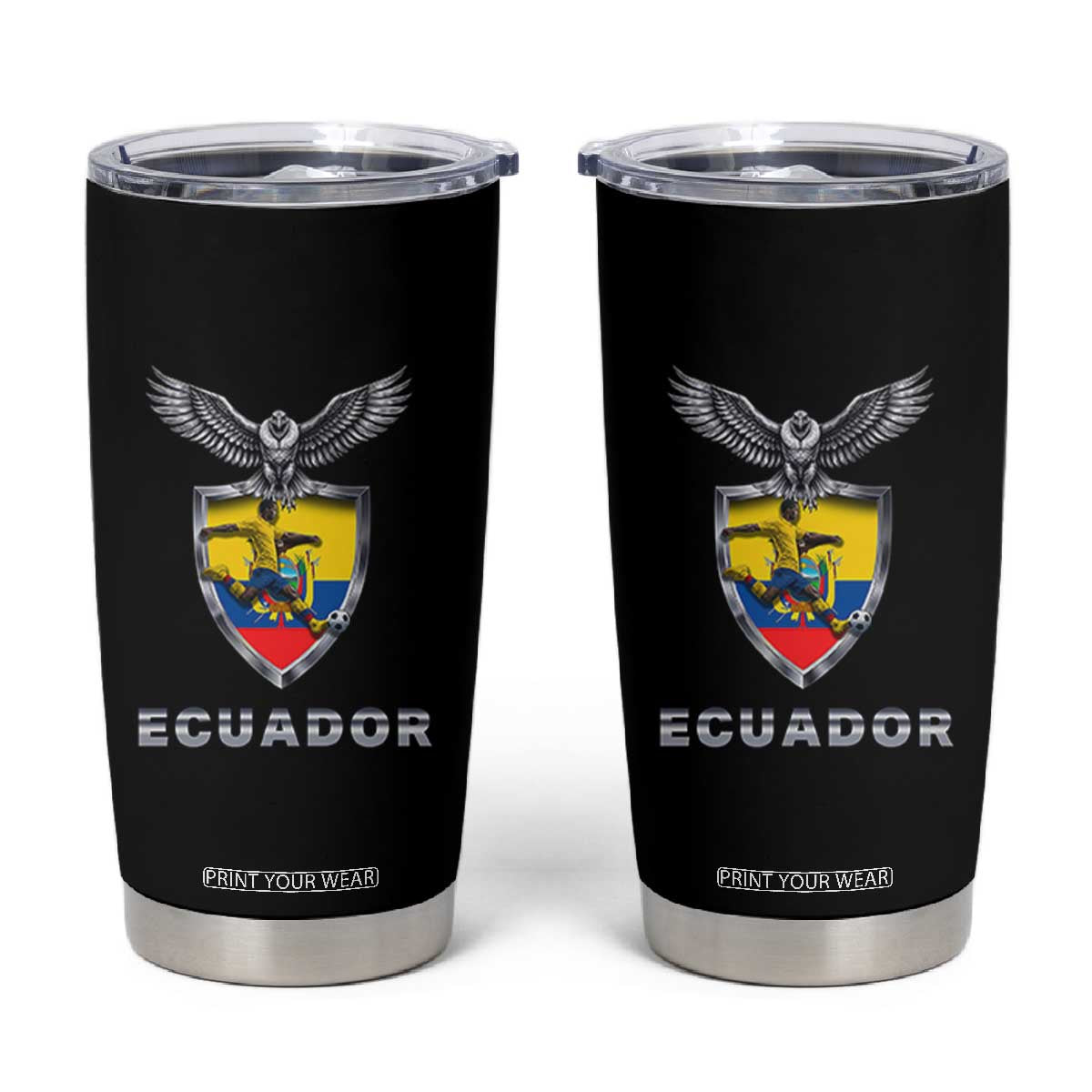 Ecuador Soccer Lover Tumbler Cup Proud Ecuadorian Game Day Gift