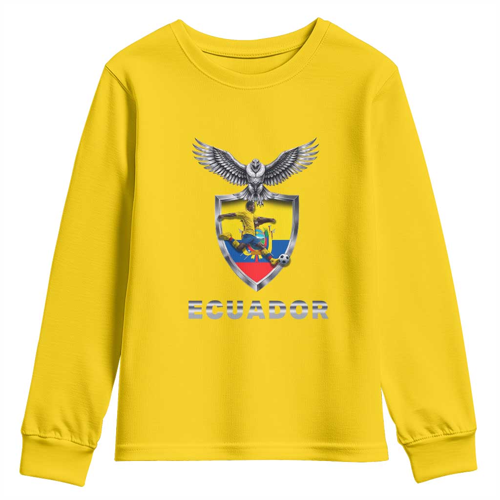 Ecuador Soccer Lover Youth Sweatshirt Proud Ecuadorian Game Day Gift