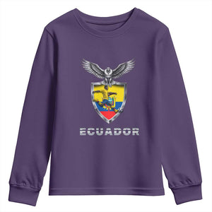 Ecuador Soccer Lover Youth Sweatshirt Proud Ecuadorian Game Day Gift