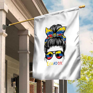 Ecuador Soccer Garden Flag Chica Ecuatoriana Pride Game Day Gift