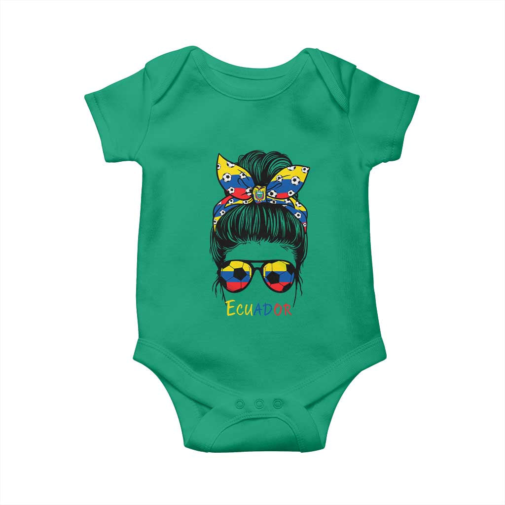 Ecuador Soccer Baby Onesie Chica Ecuatoriana Pride Game Day Gift