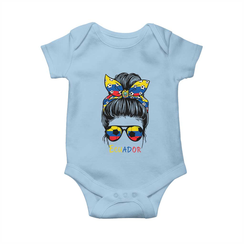 Ecuador Soccer Baby Onesie Chica Ecuatoriana Pride Game Day Gift