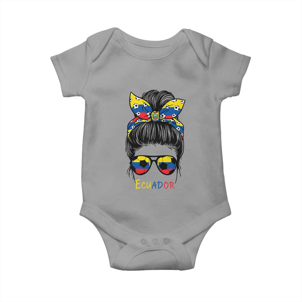Ecuador Soccer Baby Onesie Chica Ecuatoriana Pride Game Day Gift