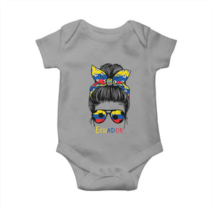Ecuador Soccer Baby Onesie Chica Ecuatoriana Pride Game Day Gift