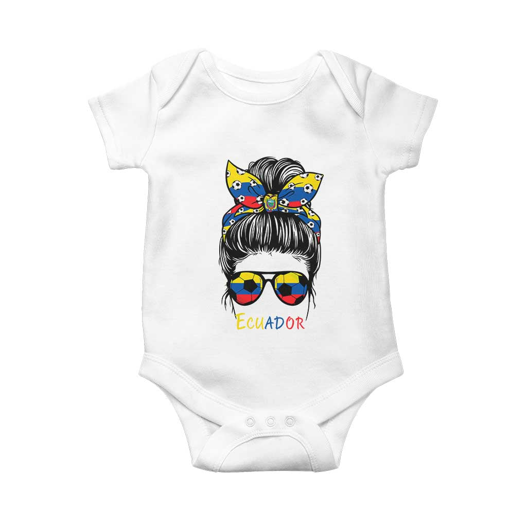 Ecuador Soccer Baby Onesie Chica Ecuatoriana Pride Game Day Gift