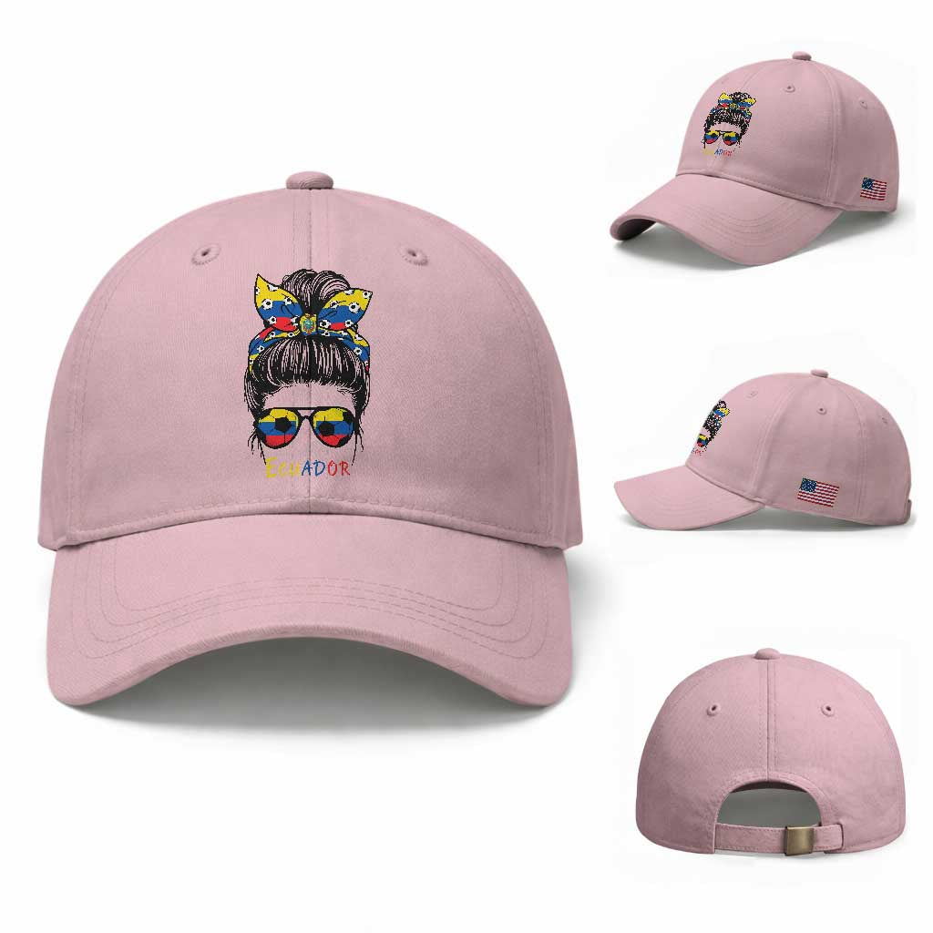 Ecuador Soccer Baseball Cap Chica Ecuatoriana Pride Game Day Gift