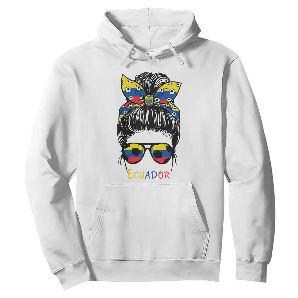 Ecuador Soccer Hoodie Chica Ecuatoriana Pride Game Day Gift