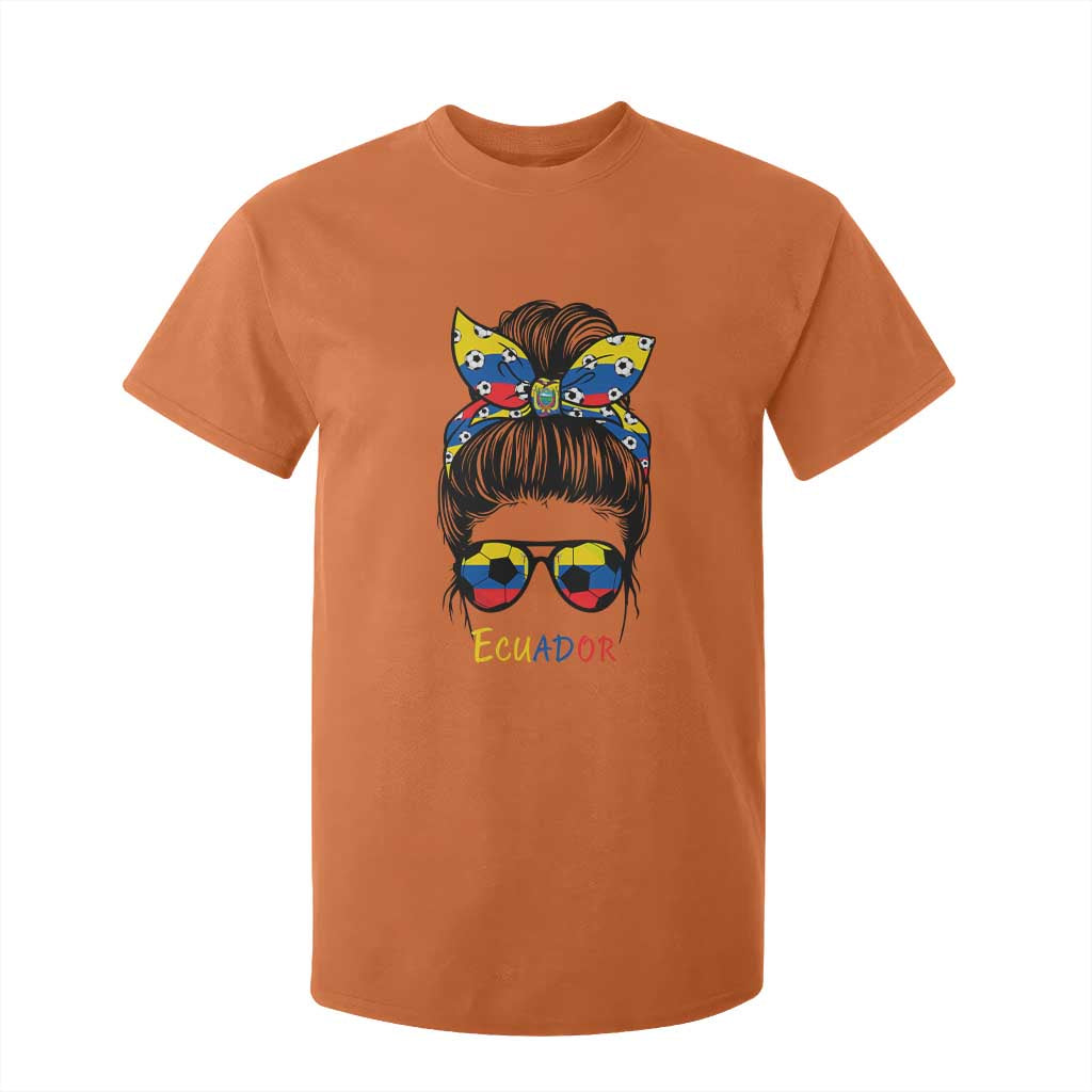 Ecuador Soccer T Shirt For Kid Chica Ecuatoriana Pride Game Day Gift