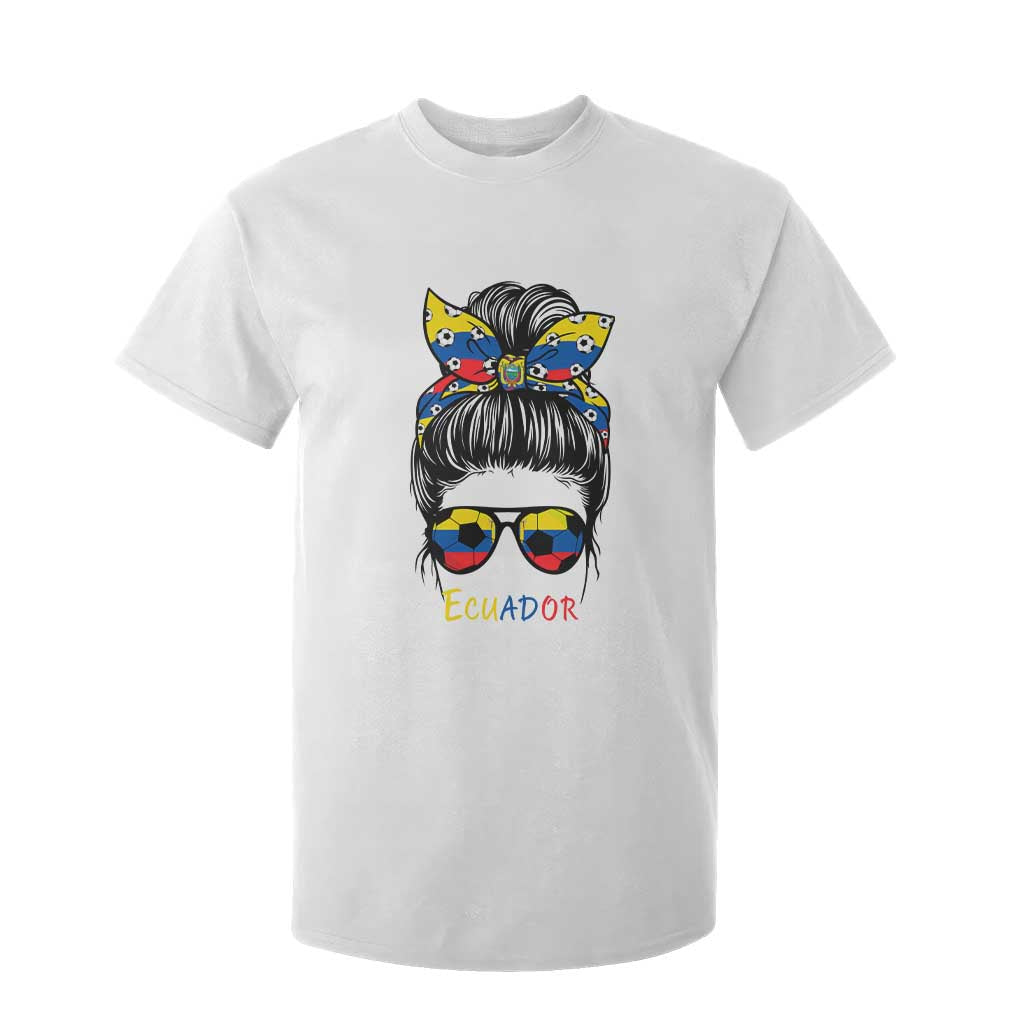 Ecuador Soccer T Shirt For Kid Chica Ecuatoriana Pride Game Day Gift