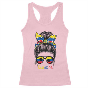 Ecuador Soccer Racerback Tank Top Chica Ecuatoriana Pride Game Day Gift