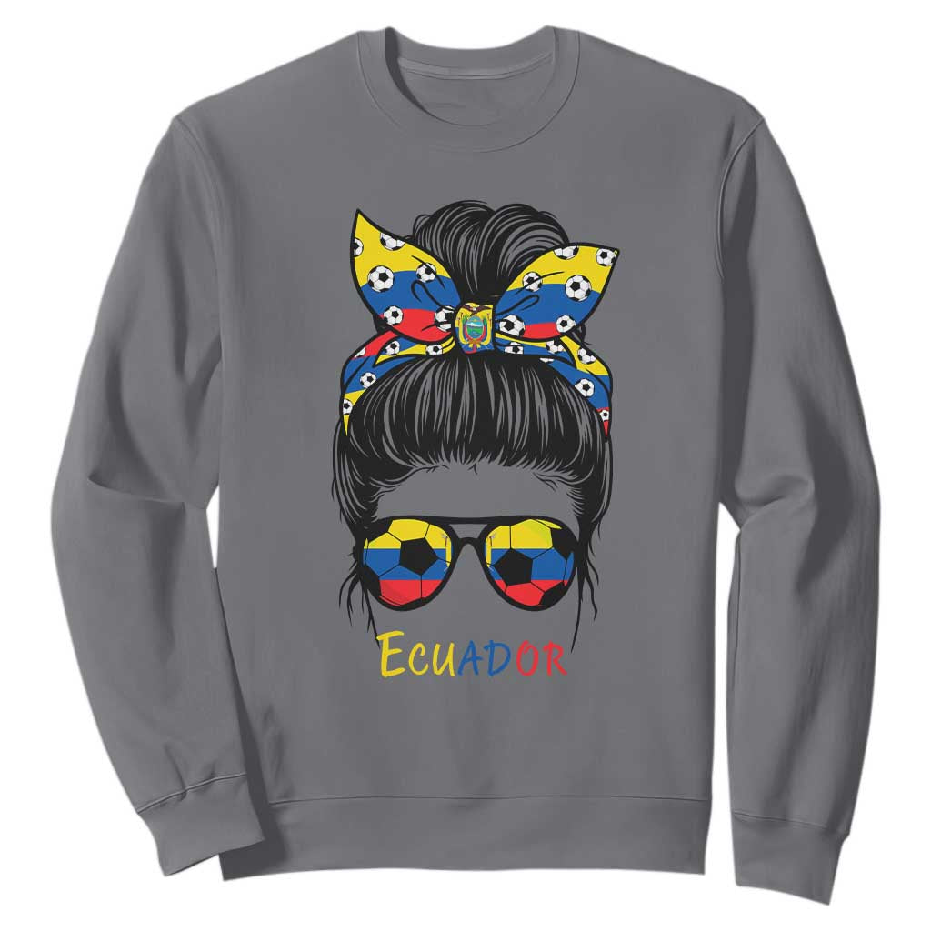 Ecuador Soccer Sweatshirt Chica Ecuatoriana Pride Game Day Gift