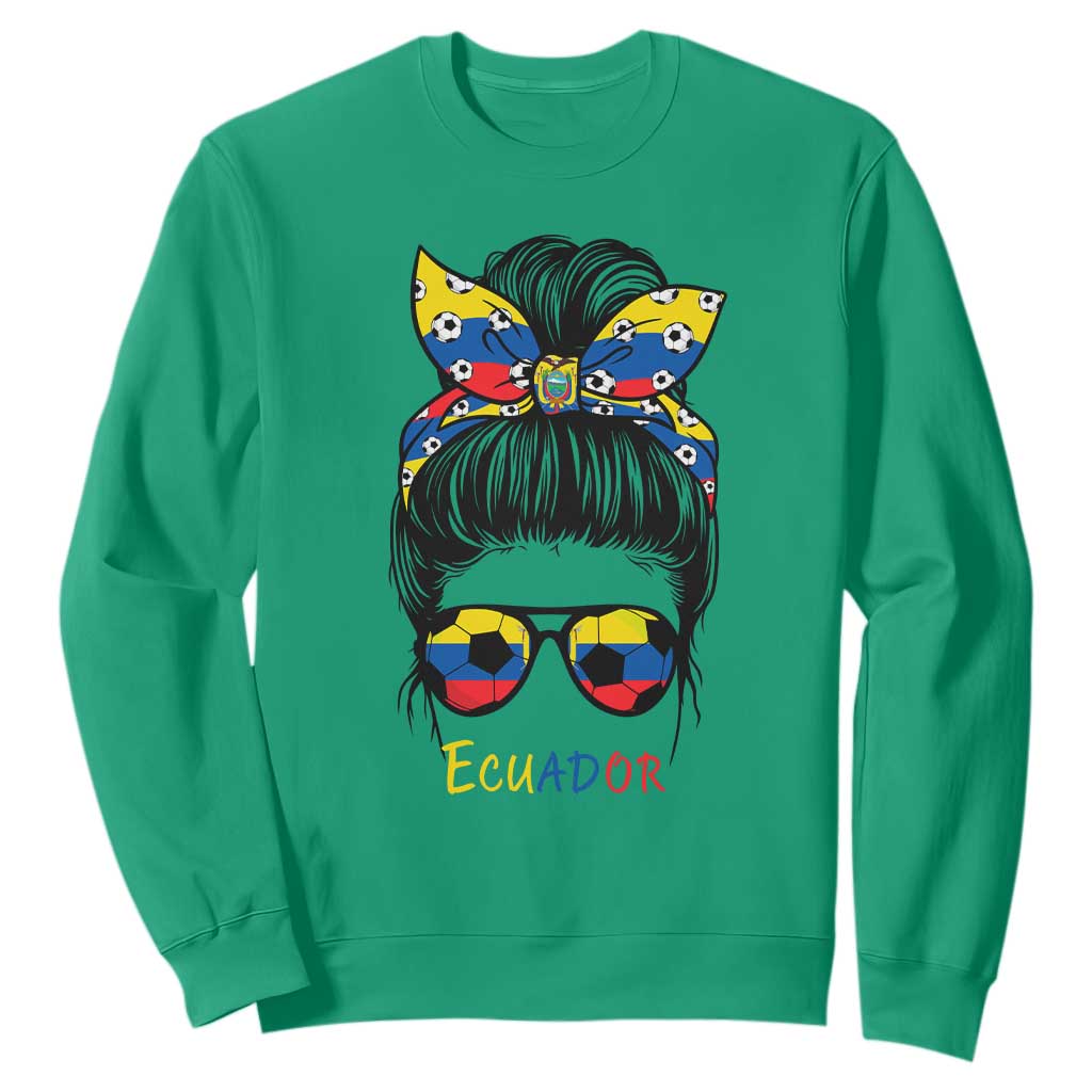 Ecuador Soccer Sweatshirt Chica Ecuatoriana Pride Game Day Gift