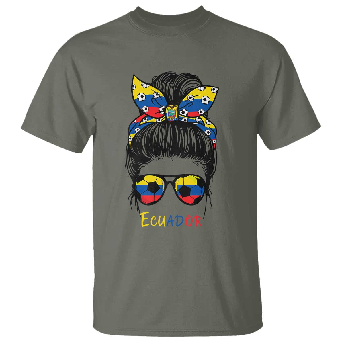 Ecuador Soccer T Shirt Chica Ecuatoriana Pride Game Day Gift