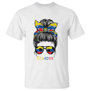 Ecuador Soccer T Shirt Chica Ecuatoriana Pride Game Day Gift