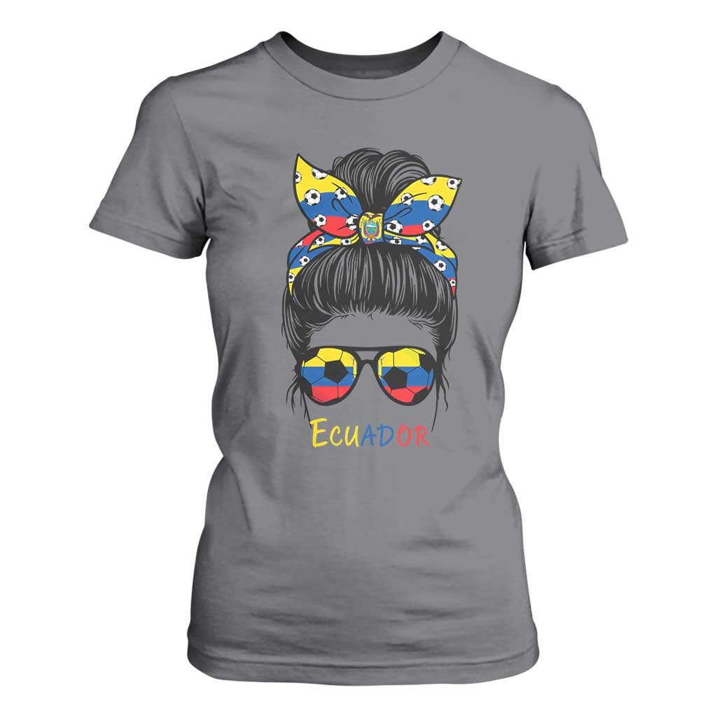 Ecuador Soccer T Shirt For Women Chica Ecuatoriana Pride Game Day Gift