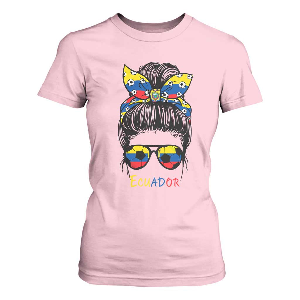 Ecuador Soccer T Shirt For Women Chica Ecuatoriana Pride Game Day Gift