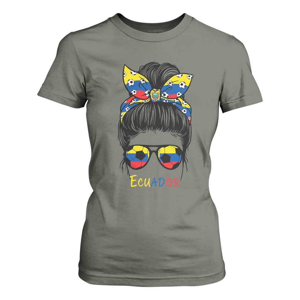 Ecuador Soccer T Shirt For Women Chica Ecuatoriana Pride Game Day Gift