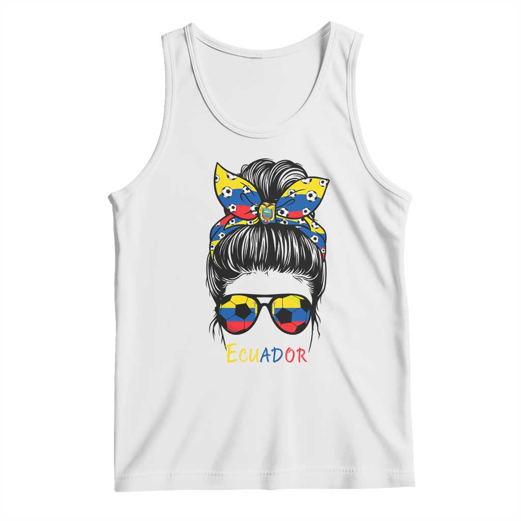 Ecuador Soccer Tank Top Chica Ecuatoriana Pride Game Day Gift
