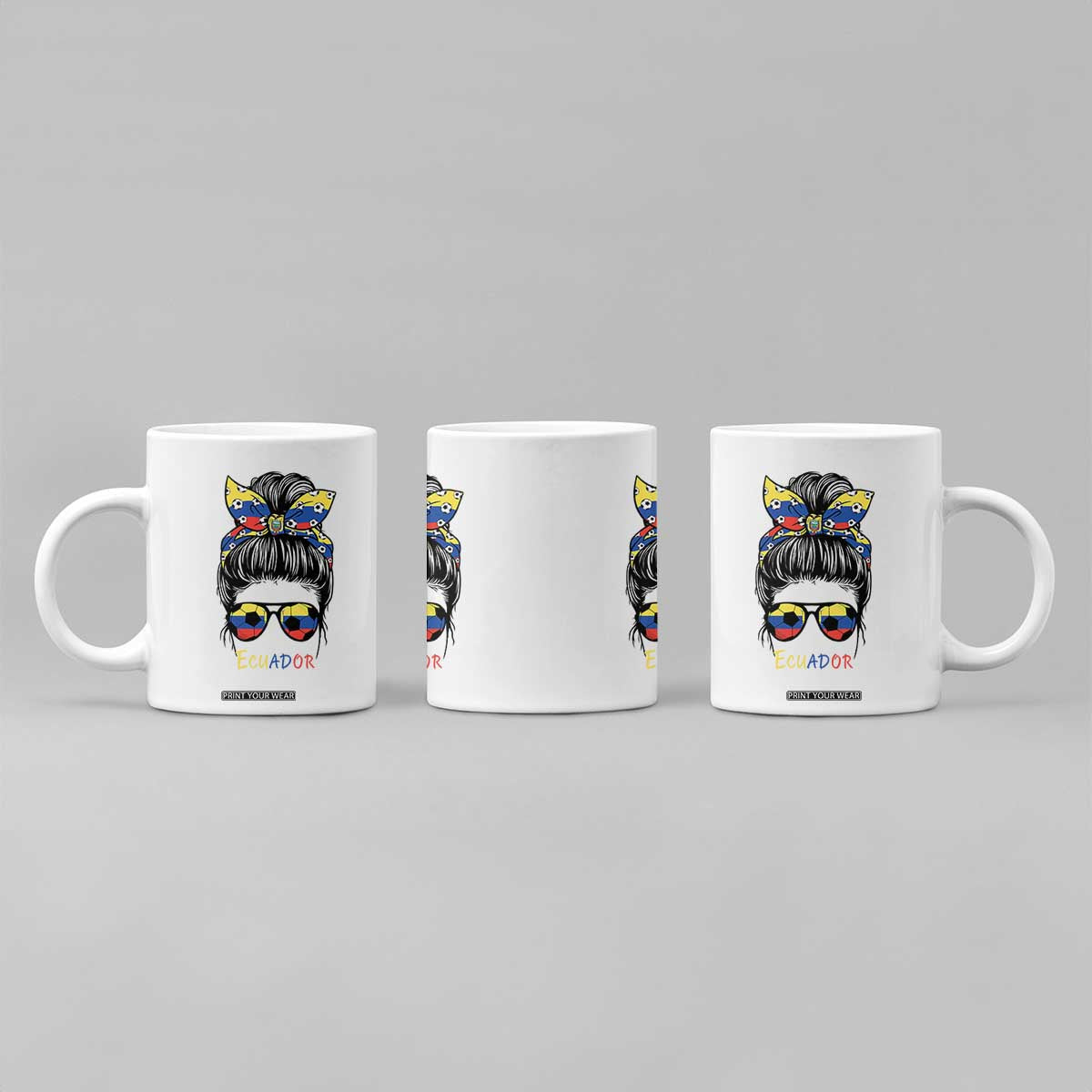 Ecuador Soccer Coffee Mug Chica Ecuatoriana Pride Game Day Gift
