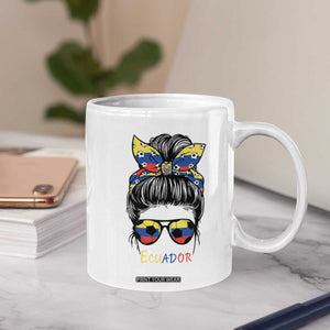 Ecuador Soccer Coffee Mug Chica Ecuatoriana Pride Game Day Gift