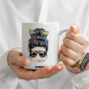 Ecuador Soccer Coffee Mug Chica Ecuatoriana Pride Game Day Gift